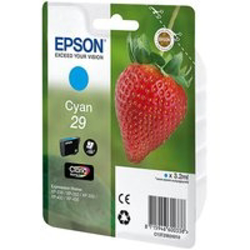 Immagine di CARTUCCIA EPSON T29 CIANO FRAGOLA